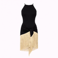 Freija Modulair Dual Tone Fringe Dress